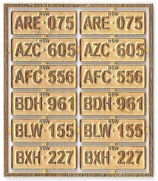 Number Plates