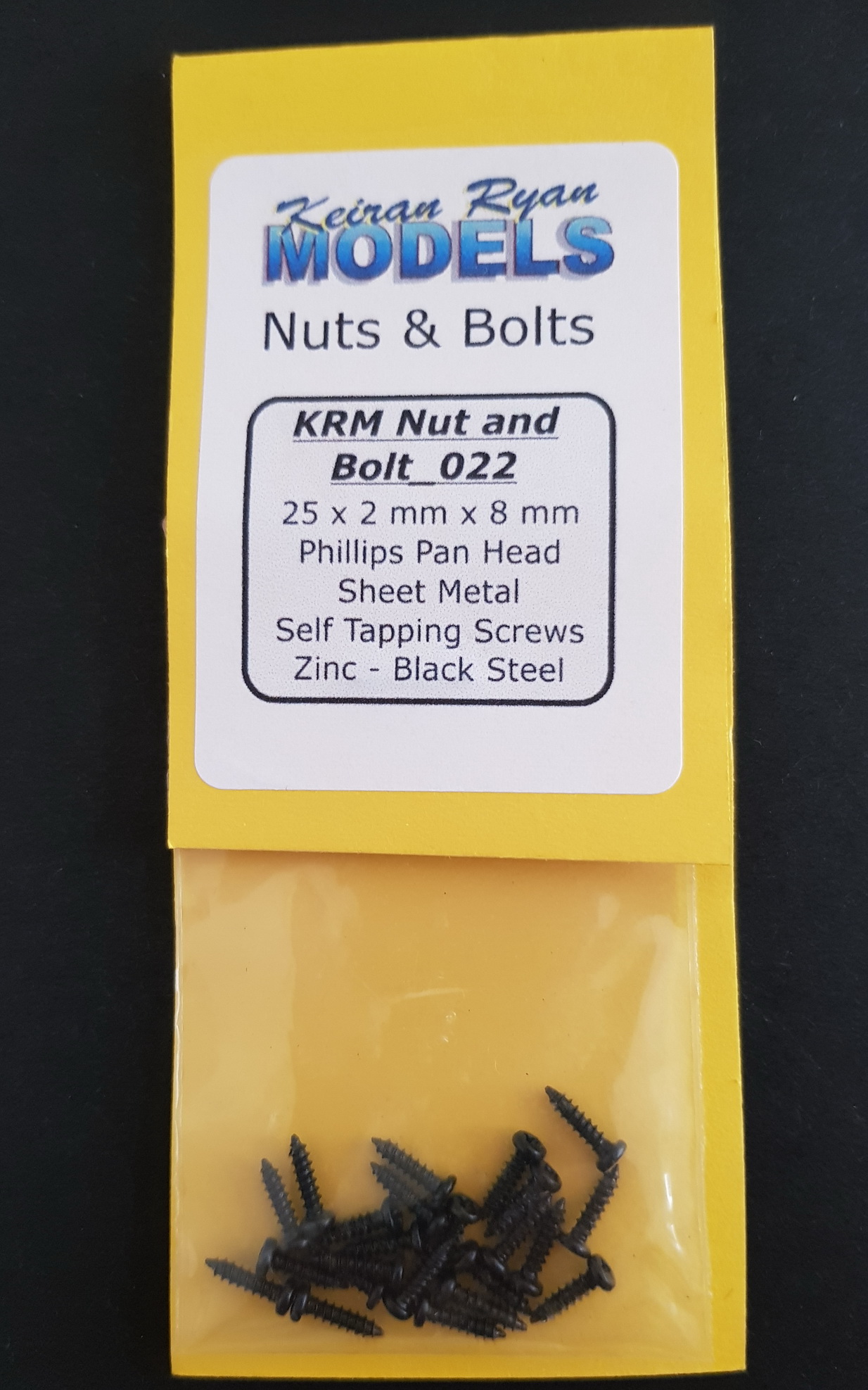 2 mm x 8 mm S/T Screw